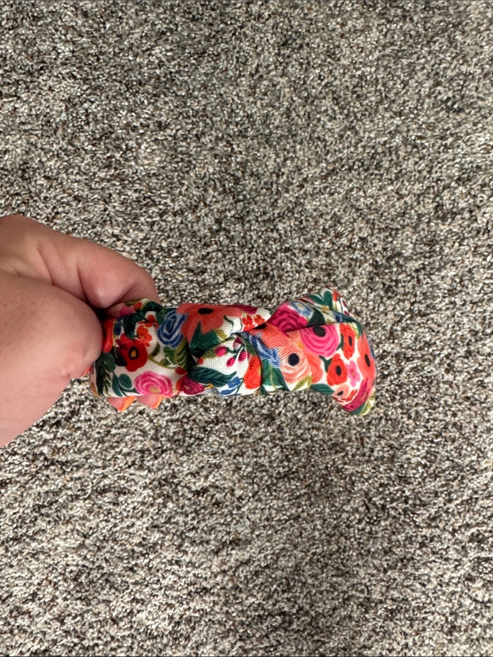 Rifle Paper Co. Floral Knotted Headband - Pink, Green, Yellow, Blue - Picture 3 of 3